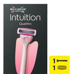 Wilkinson Sword Intuition Quattro + 1 Blade Women’s Razor