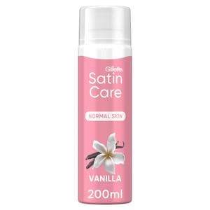Satin Care Shave Gel, Vanilla Scent, 200ml