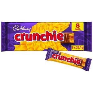 Cadbury Crunchie 8 x 26.1g Multipack Chocolate Bars