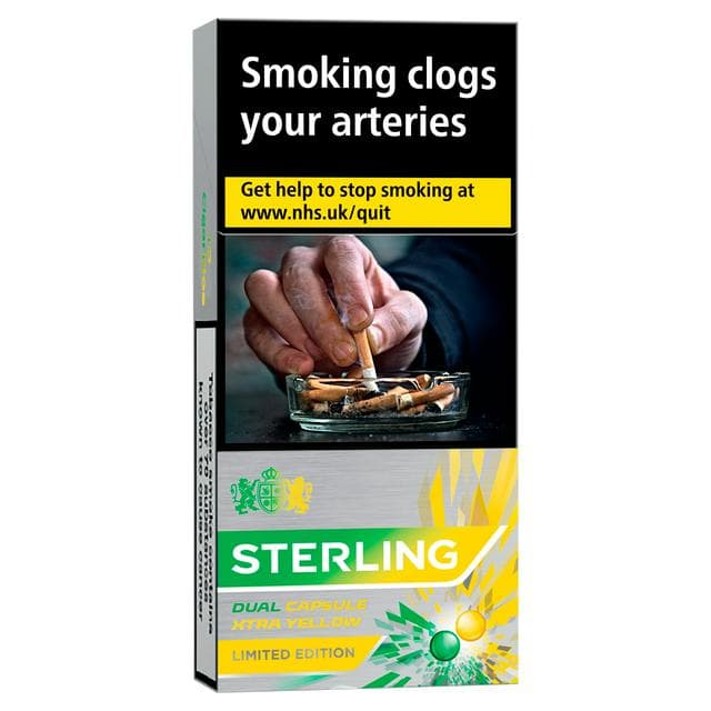 Sterling 10 x Dual Capsule Leaf Wrapped Xtra Yellow Cigars - gallery image 1