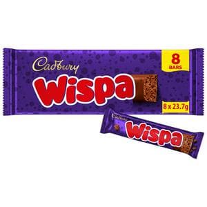 Cadbury Wispa 8 x 23.7g Multipack Chocolate Bars
