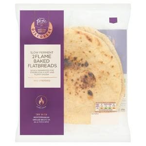 Sainsbury's Discovery 2 x Slow Ferment Flatbread, Taste the Difference