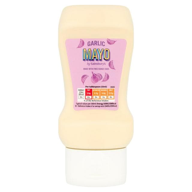 Sainsbury's 250ml Garlic Mayonnaise - gallery image 1