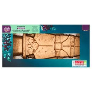 Sainsbury's Free From 605g Chocolate Orange Nutcracker Tiffin Traybake