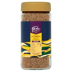 Sainsbury's 100g Colombian Half Caff Instant Coffee, Taste the Difference