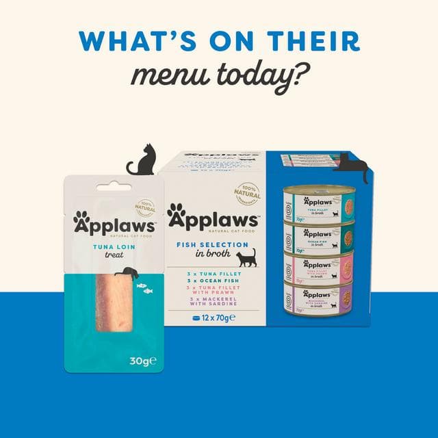 Applaws 12 x 70g Fish Selection in Broth Natural Wet Cat Food Pouches - gallery image 6