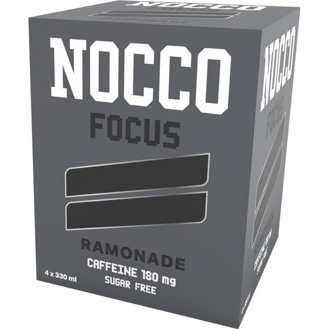 Nocco 4 x 330ml Focus Ramonade Energy Drink - gallery image 2