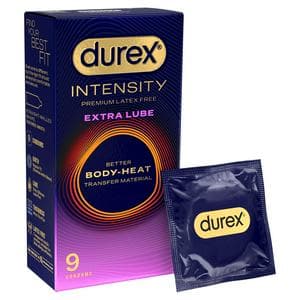 Durex 9 x Intensity Extra Lube Condoms