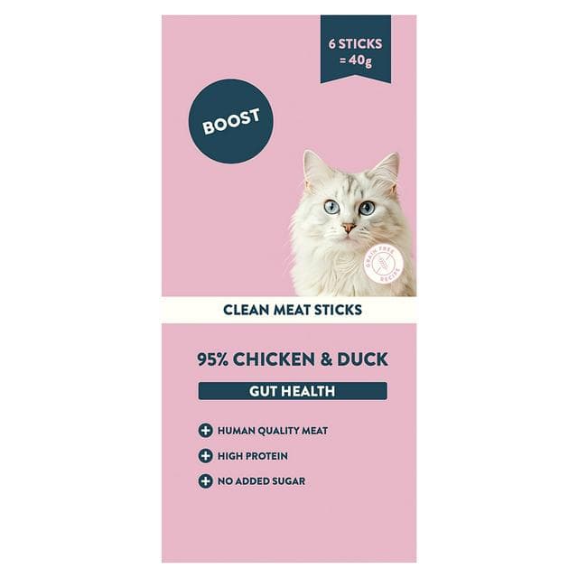 Boost 40g 95% Chicken & Duck Clean Meat Sticks Cat Treats - gallery image 1
