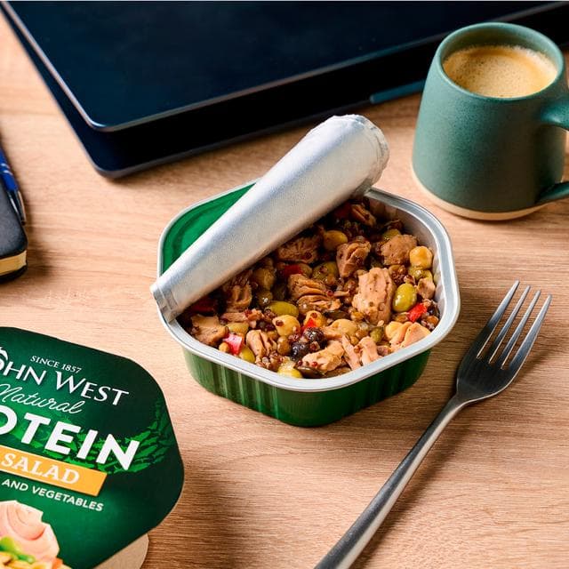 John West Natural Protein 220g Tuna Salad with Quinoa, Legumes & Vegetables - gallery image 3