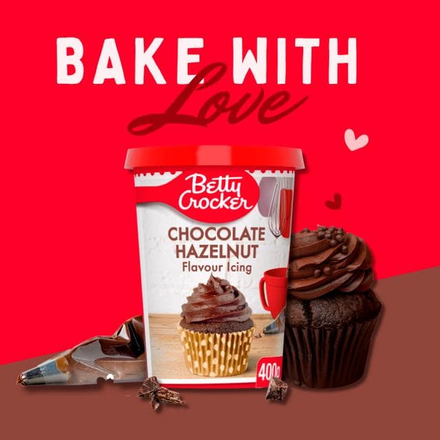 Betty Crocker 400g Chocolate Hazelnut Flavour Icing - gallery image 2