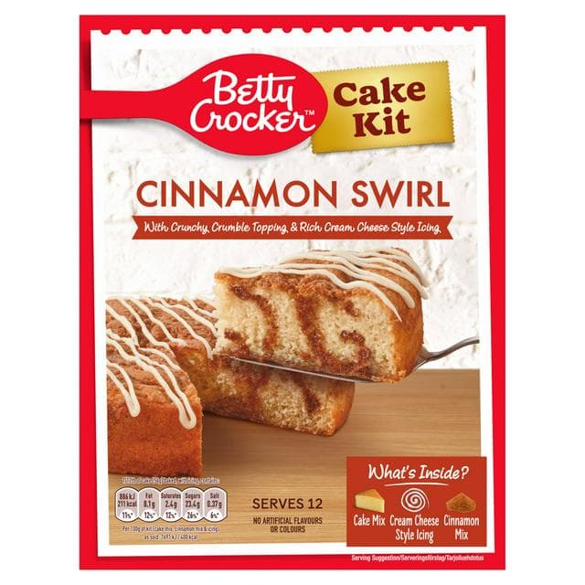 Betty Crocker 465g Cinnamon Swirl Cake Kit - gallery image 1