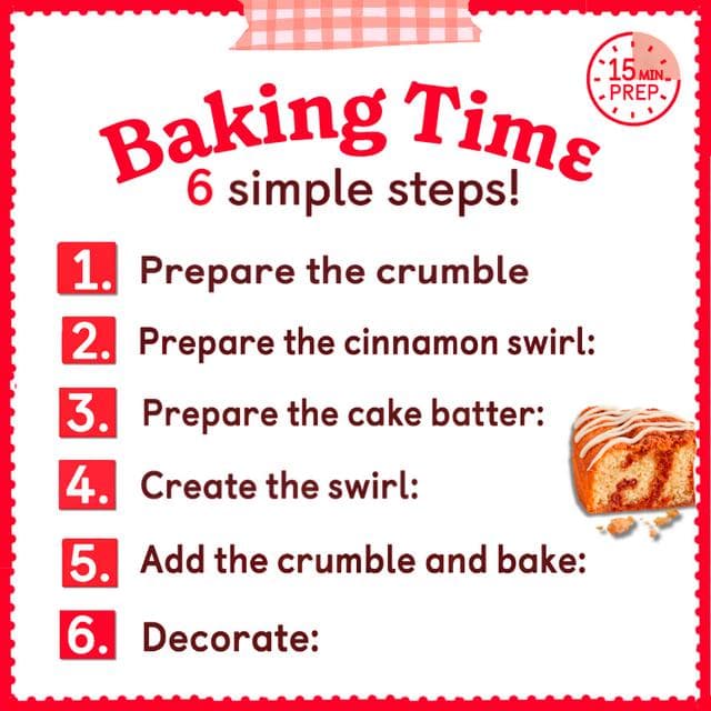 Betty Crocker 465g Cinnamon Swirl Cake Kit - gallery image 5