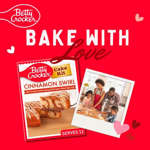 Betty Crocker 465g Cinnamon Swirl Cake Kit - gallery image 6
