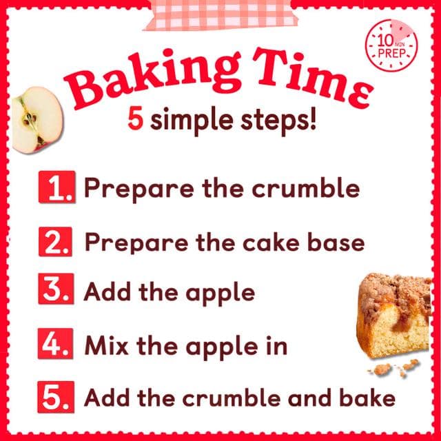 Betty Crocker 388g Apple Crumble Cake Kit - gallery image 5