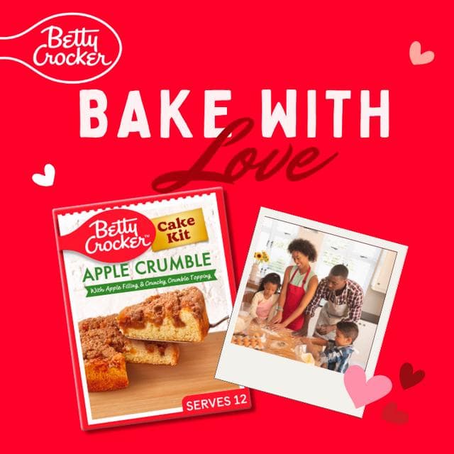 Betty Crocker 388g Apple Crumble Cake Kit - gallery image 6