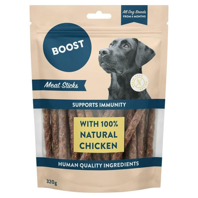 Boost 320g All Breeds from 6 Months Chicken Meat Sticks Dog Treats - gallery image 1