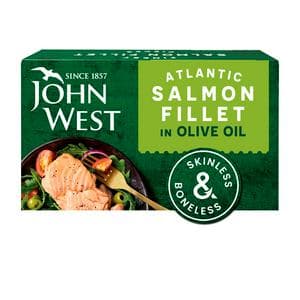 John West 115g Atlantic Salmon Fillet in Olive Oil