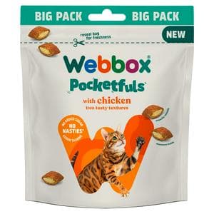 Webbox Pocketfuls 200g Chicken Cat Treats
