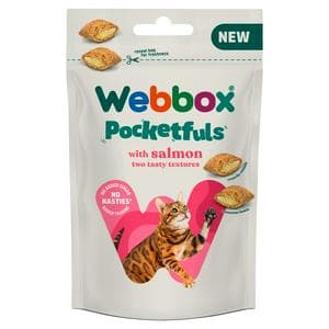 Webbox Pocketfuls 60g Salmon Cat Treats