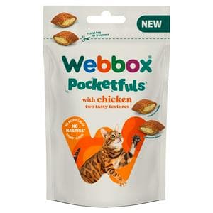 Webbox Pocketfuls 60g Chicken Cat Treats