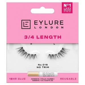 Eylure London Eye Lashes 3/4 Length No. 016 No Trim