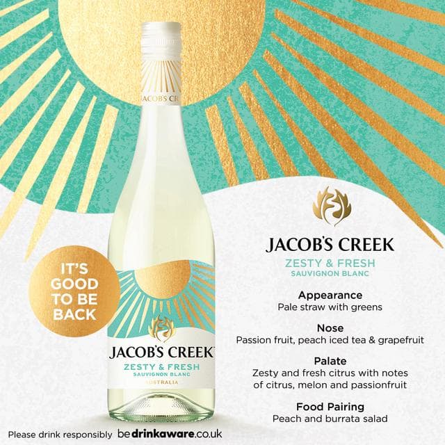Jacob's Creek Zesty & Fresh Sauvignon Blanc White Wine 75cl - gallery image 4