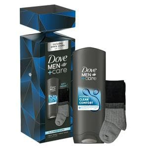 Dove Men+Care Cleanse+Care Body Wash & Socks Gift Set