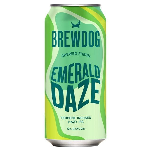 BrewDog 440ml Emerald Daze Terpene Infused Hazy IPA Beer Can - gallery image 1