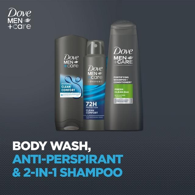 Dove Men+Care 3 x Cleanse+Care Washbag Gift Set - gallery image 4