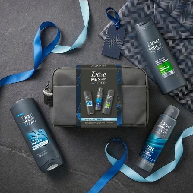 Dove Men+Care 3 x Cleanse+Care Washbag Gift Set - gallery image 5