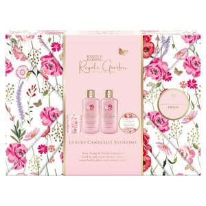 Baylis & Harding Royale Garden Luxury Candlelit Bathtime Gift Set, Limited Edition