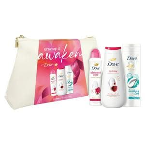 Dove 3 x Awaken Beauty Bag Gift Set