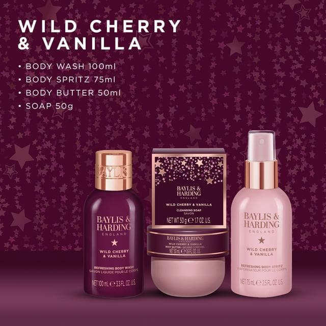 Baylis & Harding Wild Cherry & Vanilla Gift Set - gallery image 2