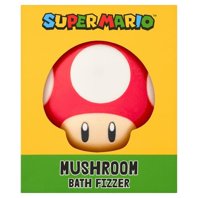 Super Mario 150g Mushroom Bath Fizzer - gallery image 1