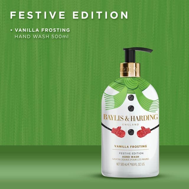 Baylis & Harding England 50ml Vanilla Frosting Hand Wash, Festive Edition - gallery image 4