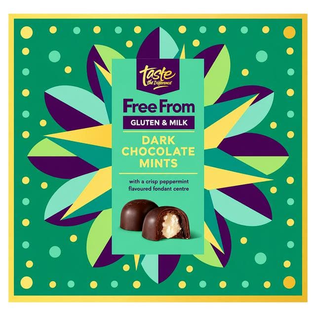 Sainsbury's Free From 99g Dark Chocolate Mints, Taste the Difference - gallery image 1
