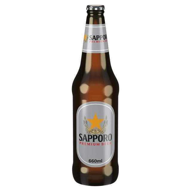 Sapporo 660ml Premium Beer Bottle - gallery image 1