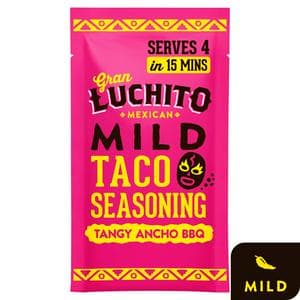 Gran Luchito 28g Mexican Tangy Ancho BBQ Mild Taco Seasoning