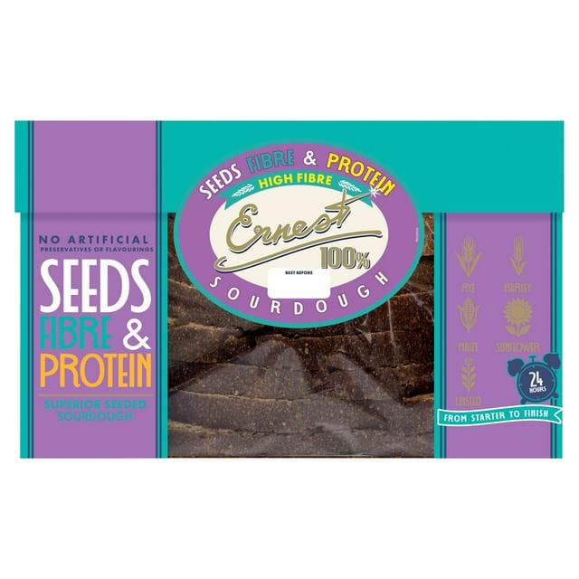 Ernest 100% 450g Seeds Fibre & Protein Sourdough Bread - gallery image 1