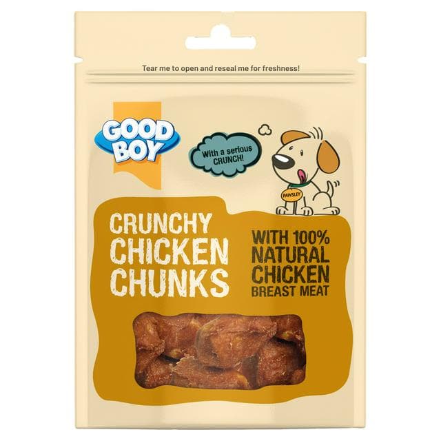 Good Boy 70g Crunchy Chicken Chunks Dog Treats - gallery image 1