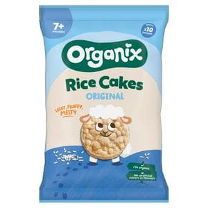 Organix 40g 7+ Months Original Baby Rice Cakes Snacks