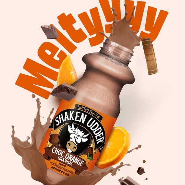 Shaken Udder 330ml Chocolate Orange Milkshake, Limited Edition - gallery image 4