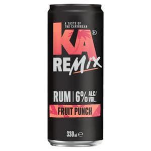 KA Remix 330ml Fruit Punch Rum Can