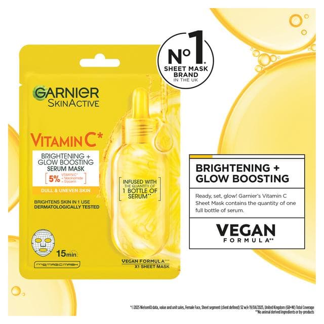 Garnier Juicy Sheets Complete Face & Eye Tissue Mask Trio Gift Set - gallery image 4