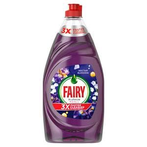 Fairy Platinum Nectar Blossom Washing Up Liquid 820ml