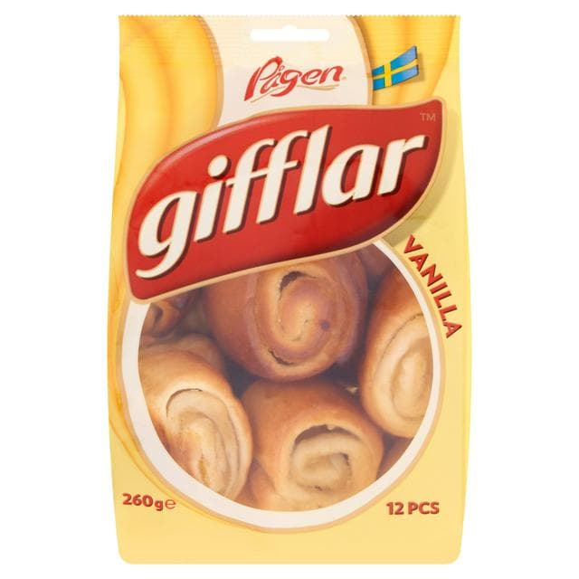 Pagen 12 x Gifflar Vanilla Pastry Rolls 260g - gallery image 1