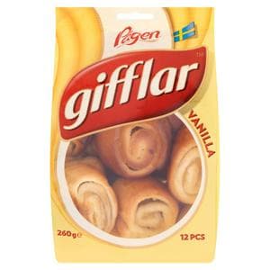 Pagen 12 x Gifflar Vanilla Pastry Rolls 260g