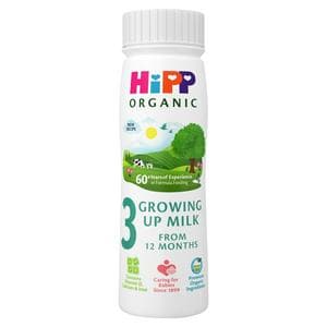 HiPP Organic 3 Growing up Baby Milk Ready to Feed Liquid Formula, From 12th Months, 200ml