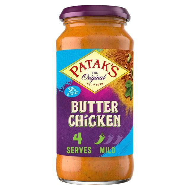 Patak’s Indian 450g Reduced Fat Butter Chicken Curry Sauce - gallery image 1